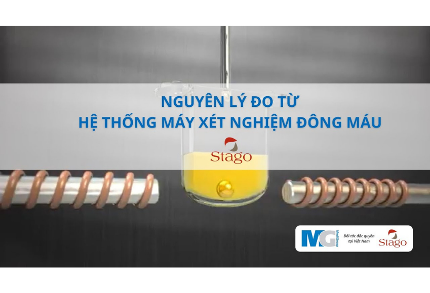 Hệ thống phát hiện điểm đông bằng cơ chế từ - Stago