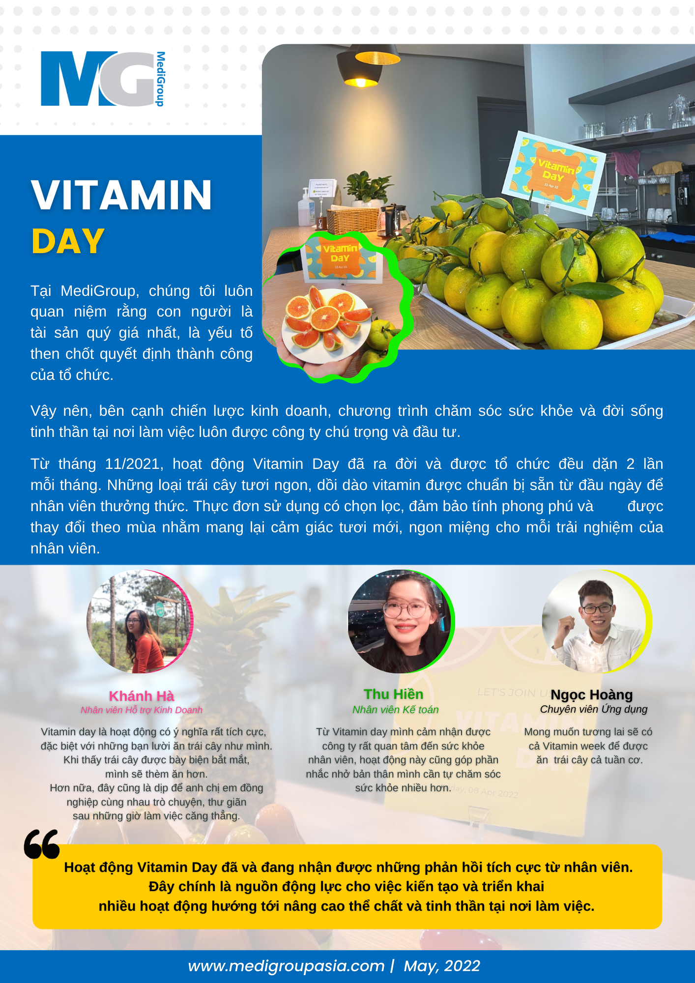 Newsletter MediGroup Vietnam