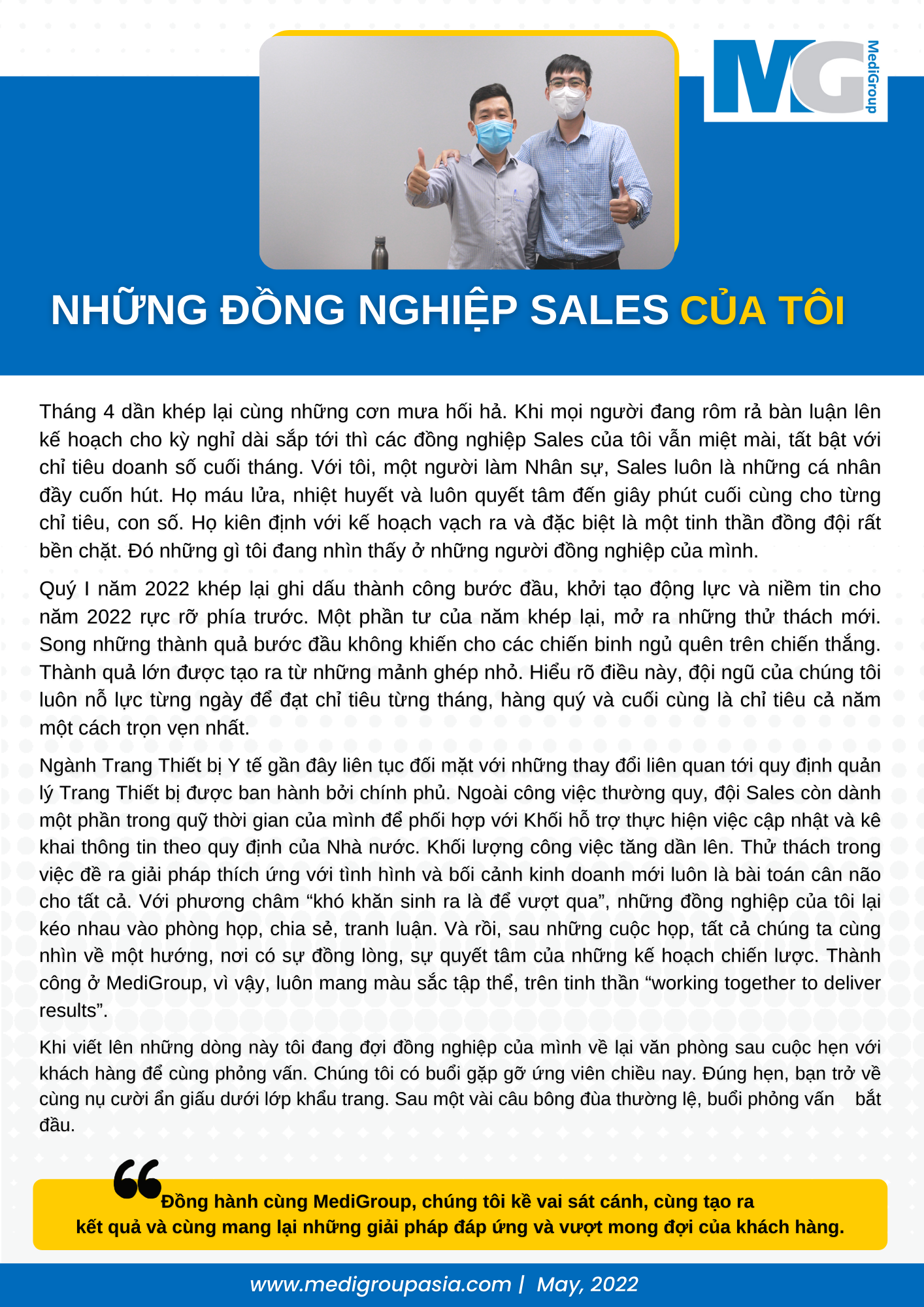 Newsletter MediGroup Vietnam